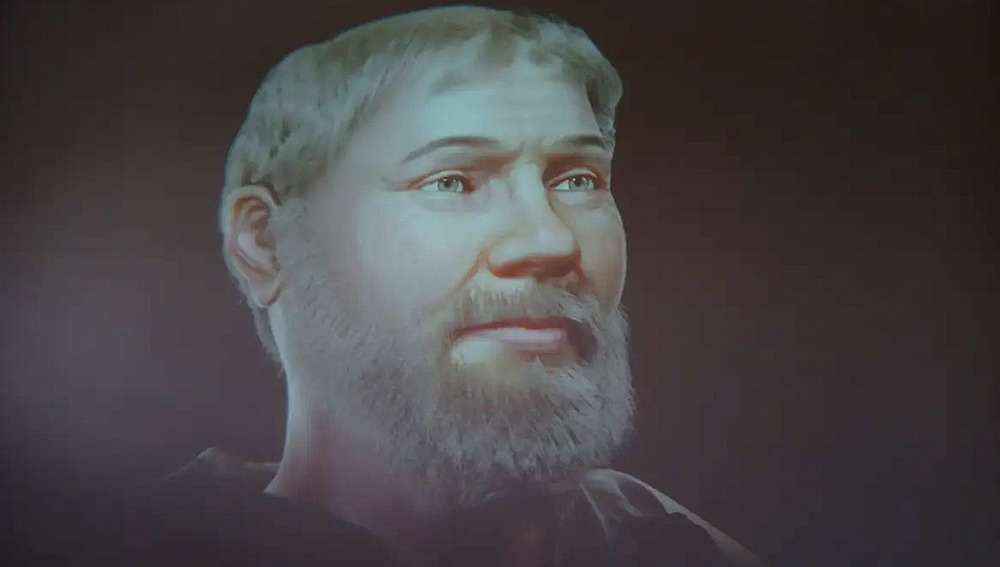 Rekonstruktion des Gesichts des Heiligen Adalbert