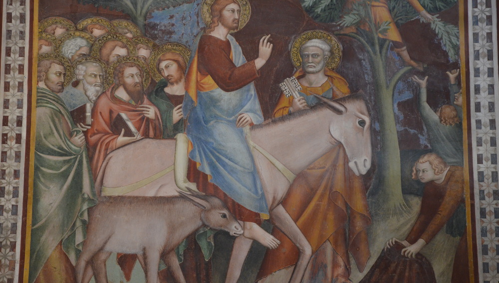 Freskenzyklus in der Kathedrale in San Gimignano (La Collegiata, Kirche Santa Maria Assunta)