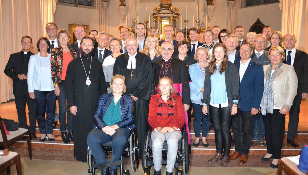 Wiener Hofburgkapelle, 25.9.2018, u.a. mit Metropolit Arsenios (Kardamakis), Bischof Michael Bünker, Bischof Wilhelm Krautwaschl