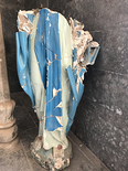 Zerstörte Marienstatue in der Marienkathedrale in Karakosch