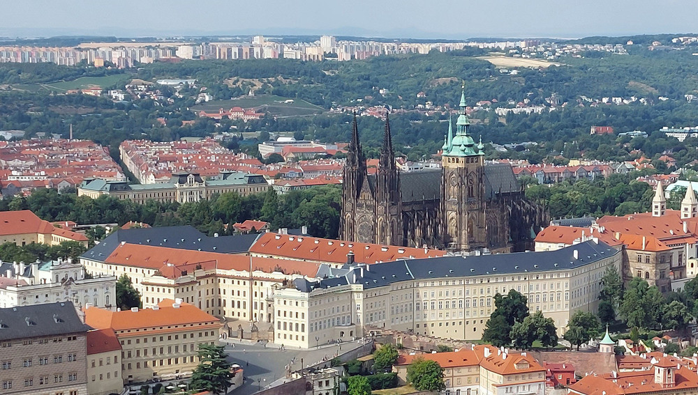 Prager Burg Hradschin mit Veitsdom