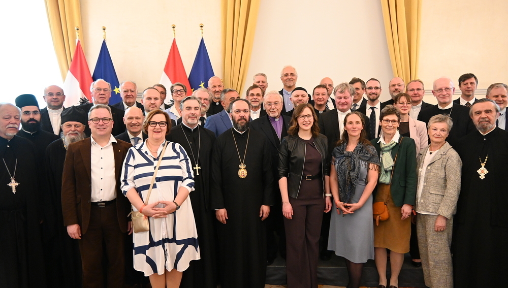 Wien, 27.4.2026: Kultusministerin Claudia Bauer - Empfang zur Osterzeit mit Kirchen und Religionen