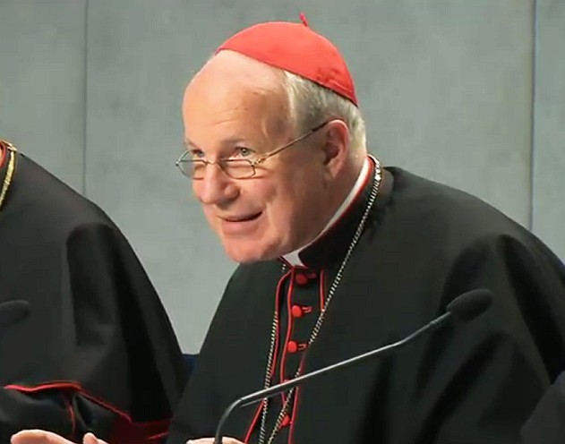 Kardinal Schönborn bei der Präsentation von 'amoris laetitia'
