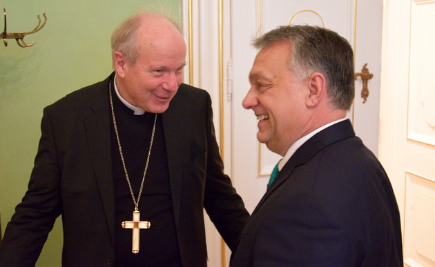 Ungarische Ministerpräsident Viktor Orban zu Gast bei Kardinal Christoph Schönborn