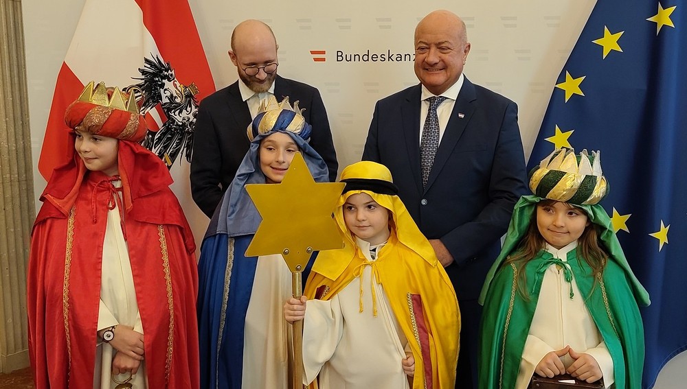 Sternsinger Bei Bundeskanzler Christian Stocker (29.12.2025)