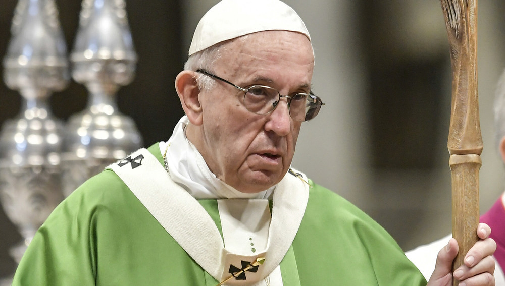 Papst Franziskus am 28. Oktober 2018 im Petersdom im Vatikan.