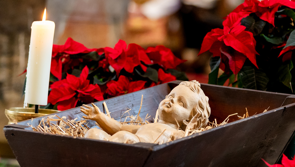 Weihnachten - Jesuskind in der Krippe