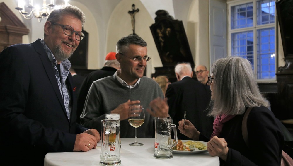 Kathpress 75 Jahre - Franziskanerkloster - Feier im Refektorium, Wien, 4. Mai 2022