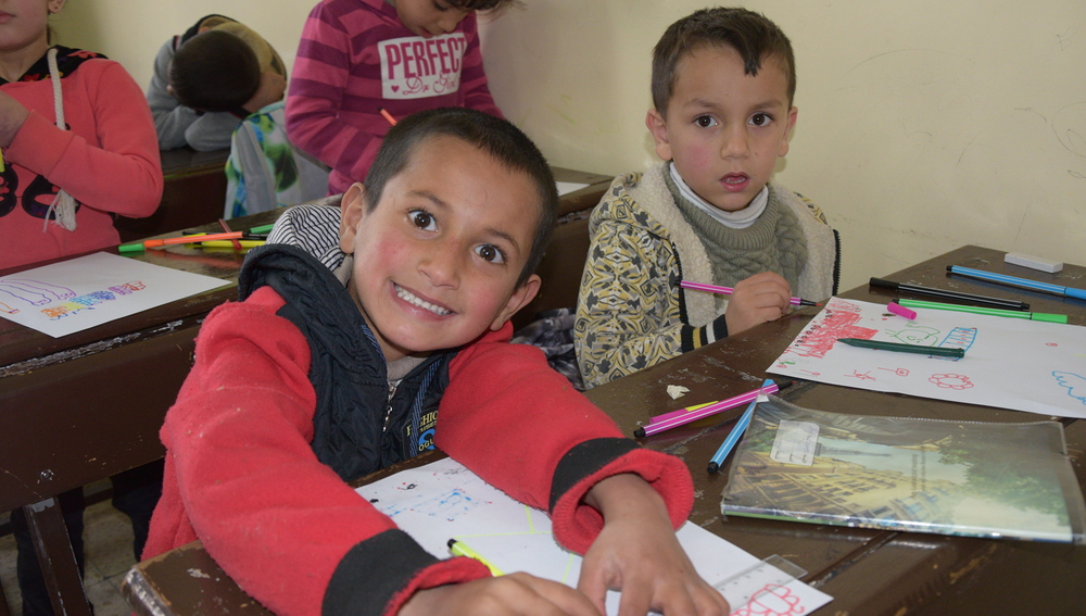 Caritas-Kindergarten und -schule für syrische Flüchtlingskinder in Amman (Jordanien)