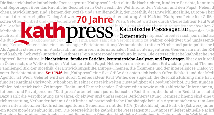 Mit einem Festakt am 31. Jänner 2017 feierte die Kathpress ihr 70-Jahr-Jubiläum