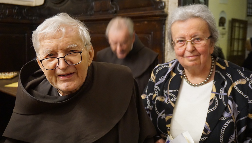 Der geistliche Leiter des 'Rosenkranz Sühnekreuzzugs' (RSK) bei seinem 90. Geburtstag am 20. November 2022             