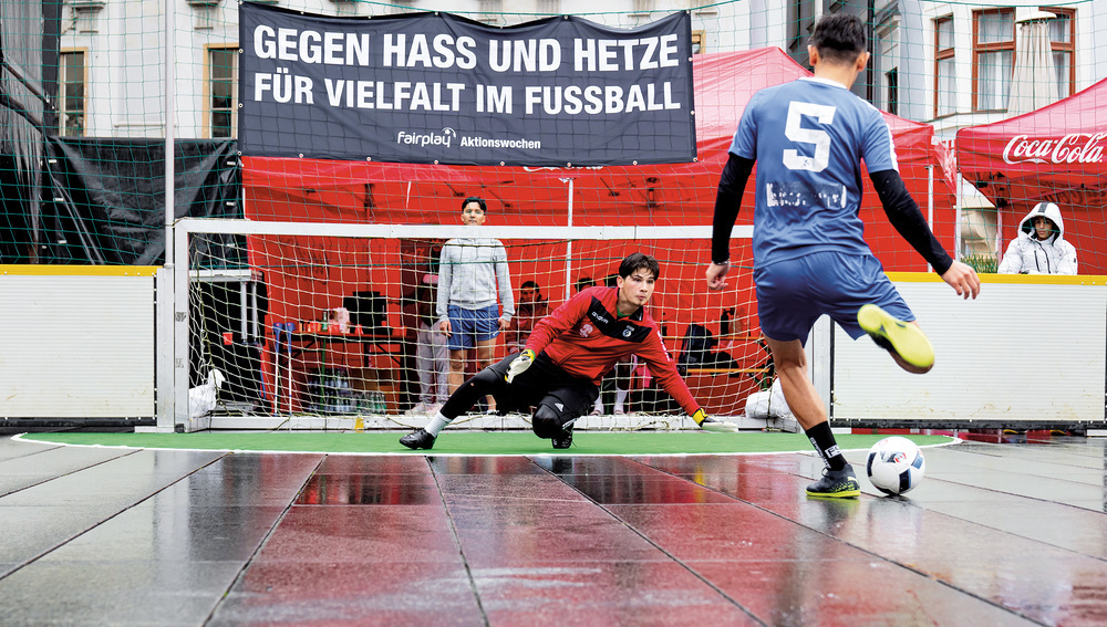 Straßenfußballturnier am 7.9.2024 am Grazer Hauptplatz