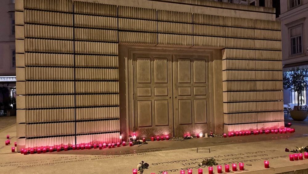 Mahnmal für die österreichischen jüdischen Opfer der Schoah am Wiener Judenplatz