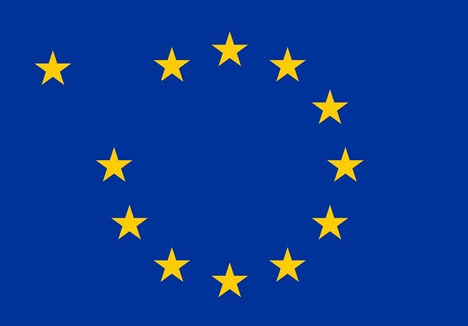 Unvollständige EU-Flagge