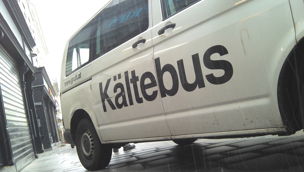 Kältebus der Wiener Caritas