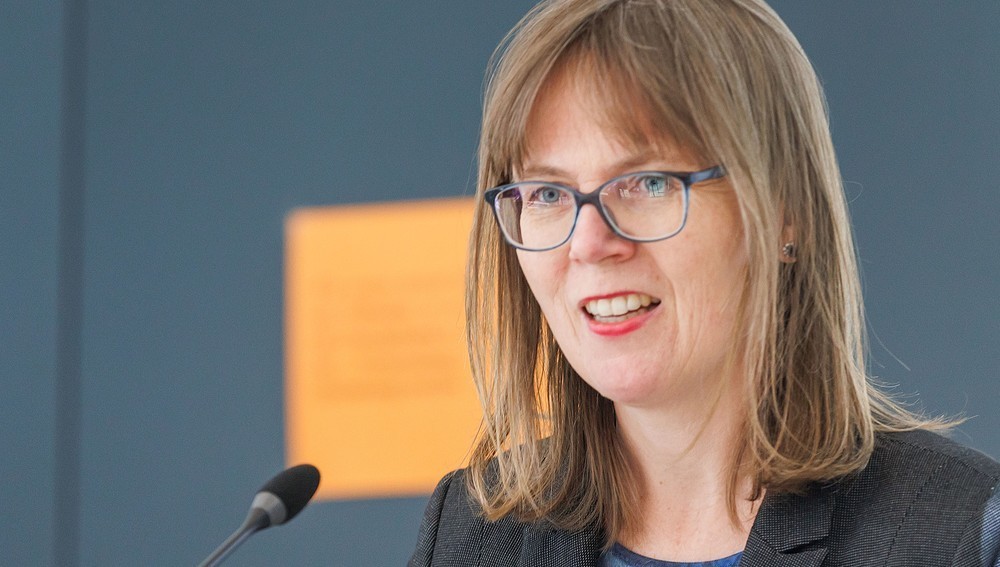 Grazer Theologin, Aufgenommen am 19. März 2025 beim 'Dies academicus' der Katholisch-Theologischen Fakultät der Uni Graz