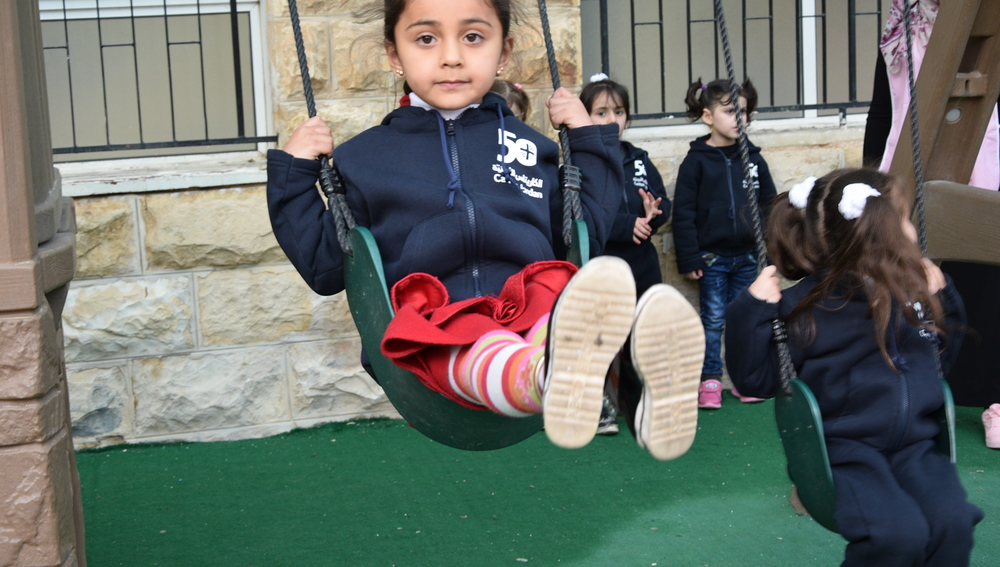 Caritas-Kindergarten und -schule für syrische Flüchtlingskinder in Amman (Jordanien)