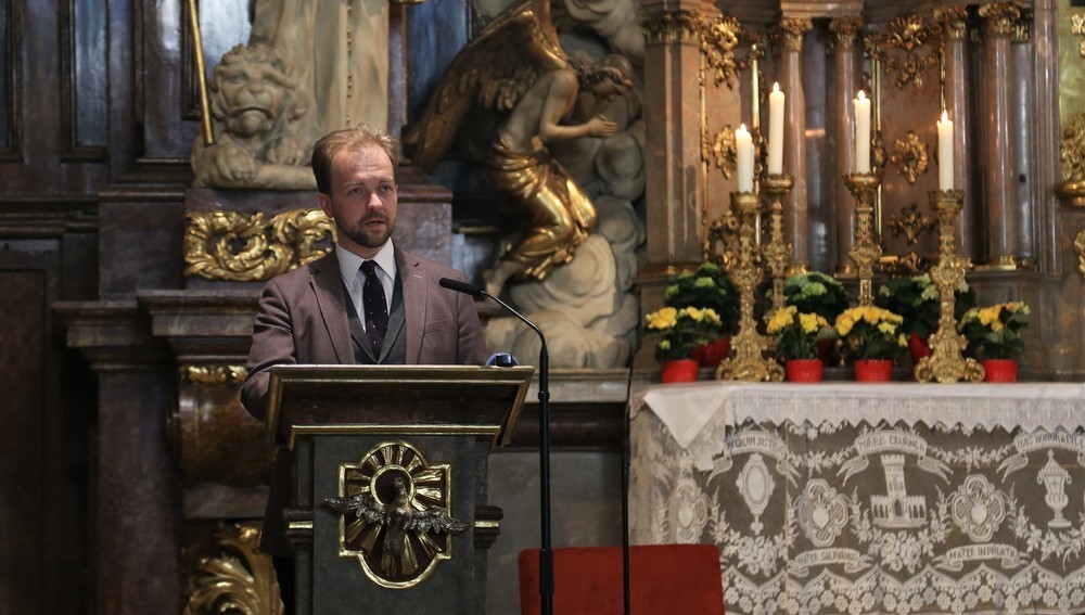 Kathpress 75 Jahre - Michael Vereno (Erzbischöflicher Medienreferent, Salzburg), Kirche Franziskanerkloster, Wien, 4. Mai 2022