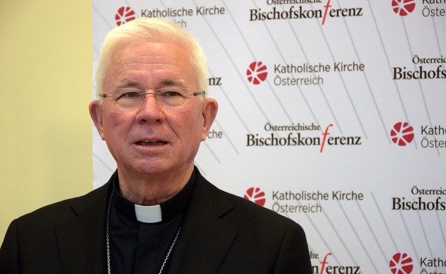 Pressekonferenz zum Ende der Herbstvollversammlung der Bischofskonferenz am 13. November 2020 in Wien mit Erzbischof Franz Lackner