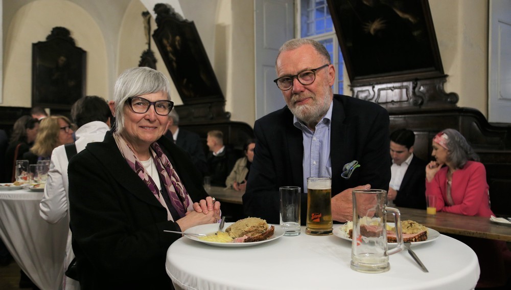 Kathpress 75 Jahre - Franziskanerkloster - Feier im Refektorium, Wien, 4. Mai 2022