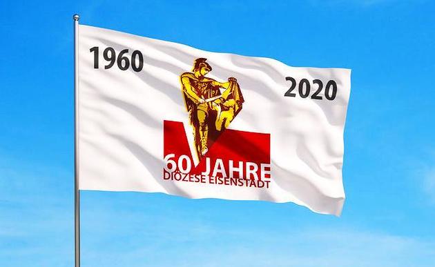 Fahne des Eisenstädter Diözesanjubiläums