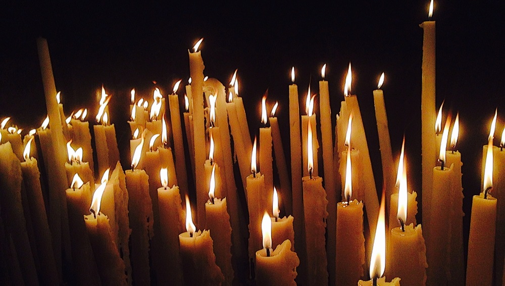 Kerzen in Lourdes