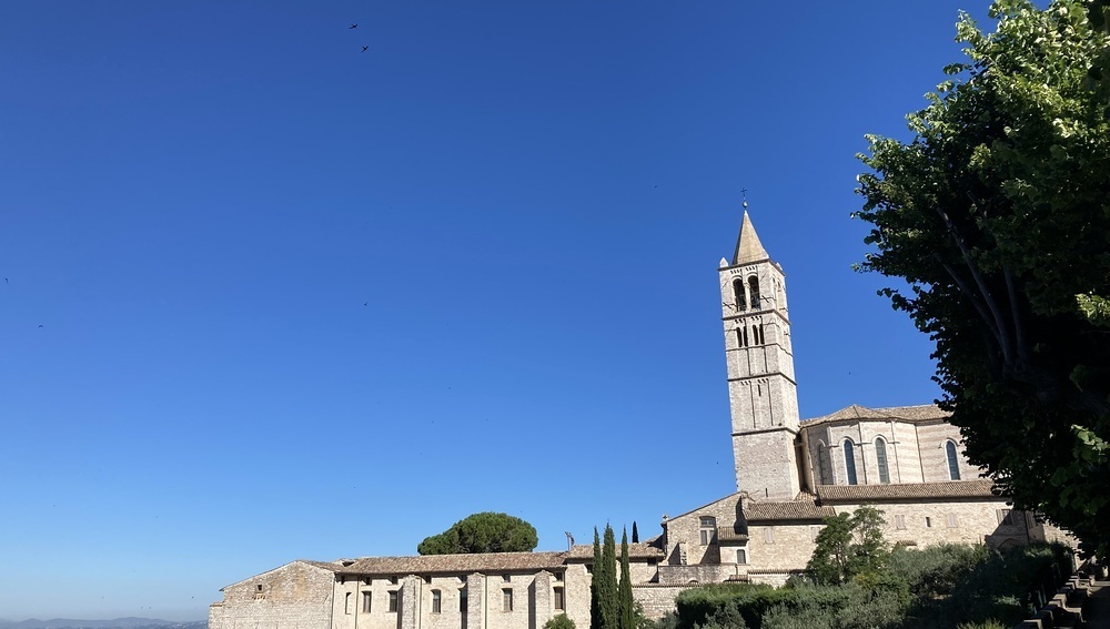 Basilica Santa Chiara, Assisi, 'Auf den Spuren der Heiligen Klara'