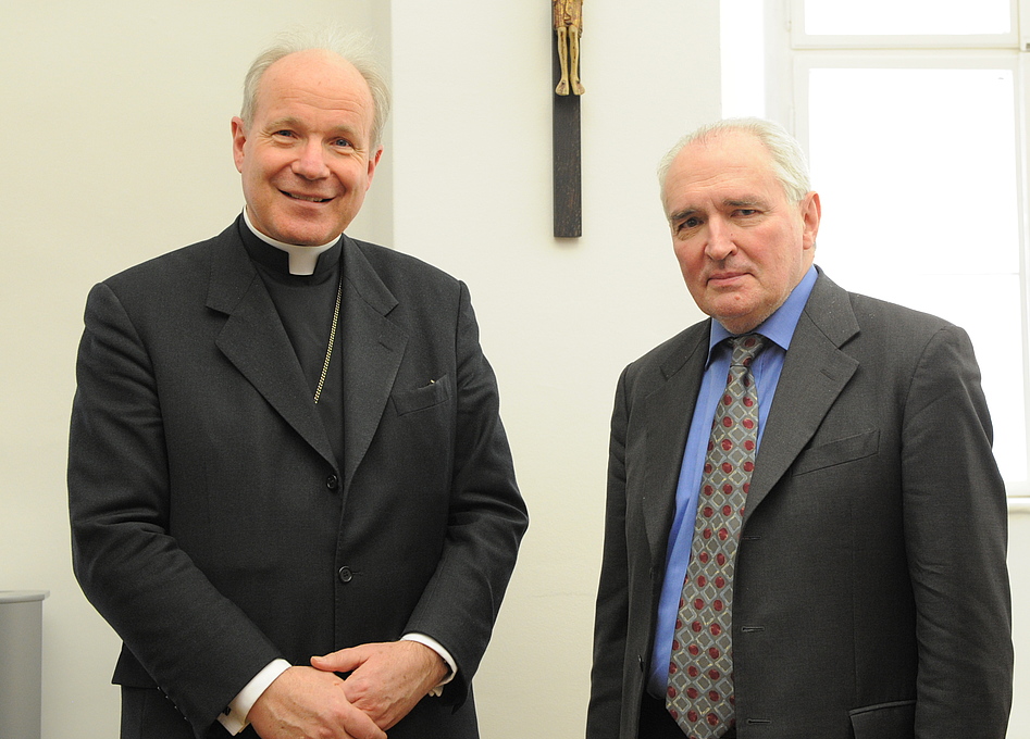 Kardinal Christoph Schönborn und Erich Leitenberger