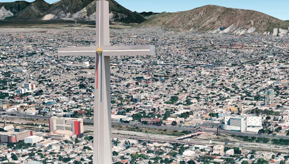 Entwurf für das 'Cruz de la misericordia' in der mexikansichen Stadt Monterrey